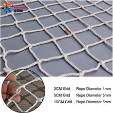 Load image into Gallery viewer, 3/5/10cm Grid Nylon Safety Netting Stair Balcony Safety Protection Fence Kids Toddler Safe Deck Anti Falling Net Custom made