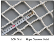 Load image into Gallery viewer, 3/5/10cm Grid Nylon Safety Netting Stair Balcony Safety Protection Fence Kids Toddler Safe Deck Anti Falling Net Custom made